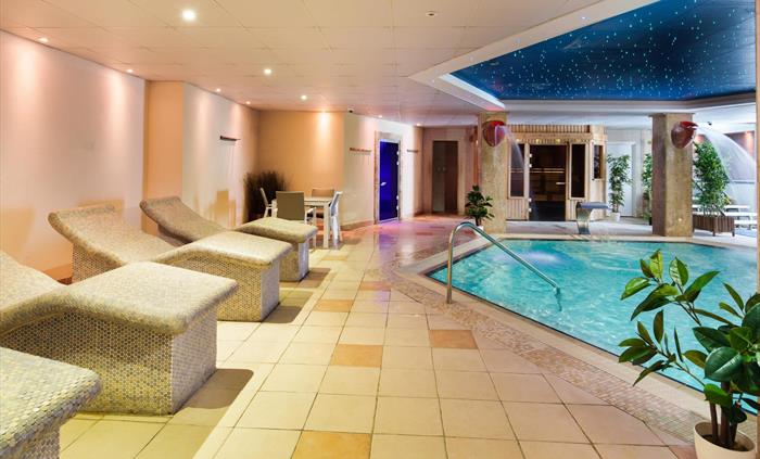 The Cliff Hotel & Spa Hydrotherapy Pool and Heated Loungers